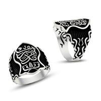 925K Sterling Silver İslamic Men Ring