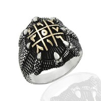 925K Sterling Silver Numerlogical Men Ring