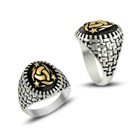 925K Sterling Silver Ottoman Men Ring