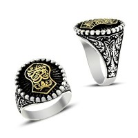 925K Sterling Silver Ottoman Men Ring