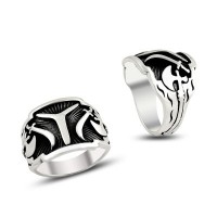 925K Sterling Silver Ottoman Men Ring