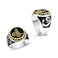 925K Sterling Silver Ottoman Men Ring