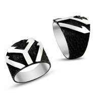 925K Sterling Silver Ottoman Men Ring