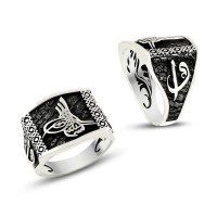 925K Sterling Silver Ottoman Men Ring