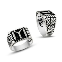 925K Sterling Silver Ottoman Men Ring