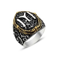 925K Sterling Silver Ottoman Men Ring