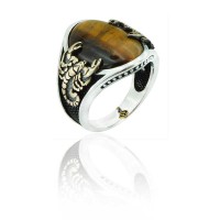 925K Sterling Silver Scorpion Men Ring