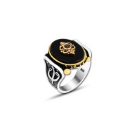 925 Silver Black Onyx Ring For Men