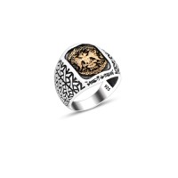 925 Silver Double Headed Eagle Ring For Men