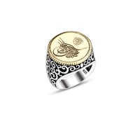 925 Silver Ottoman Tugra Ring For Men