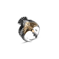 925 Silver Eagle Ring For Men