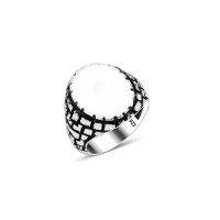 925 Silver Oval Ring For Men