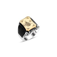 925 Silver Ottoman Tugra Ring For Men