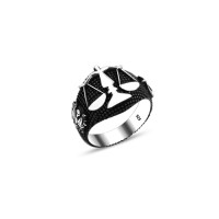 925 Silver Scales of Justice Ring For Men