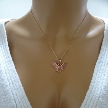 14K Gold Eagle Necklace