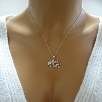 14K Gold Elephant Necklace