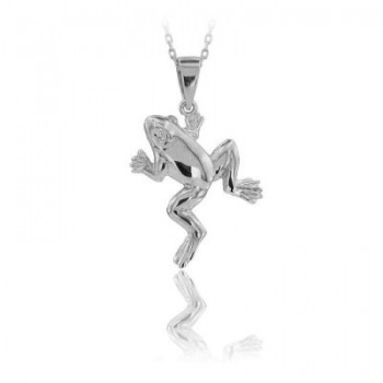 14K Gold Frog Necklace