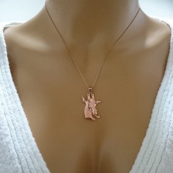 14K Gold Giraffe Necklace