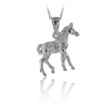 14K Gold Horse Foal Necklace