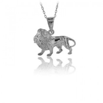 14K Gold Lion Necklace