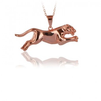 14K Gold Puma Necklace