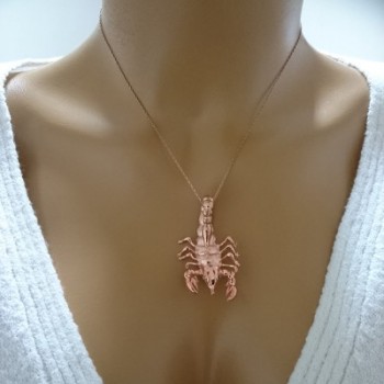 14K Gold Scorpion Necklace