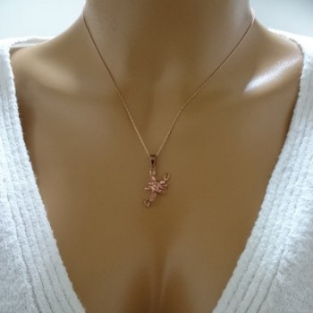 14K Gold Scorpion Necklace