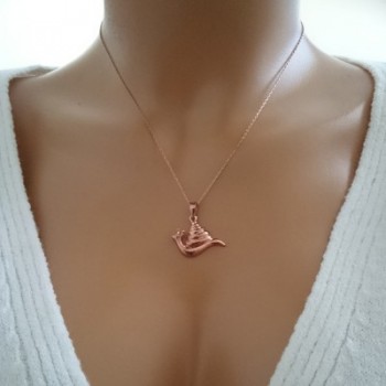 14K Gold Snail Necklace