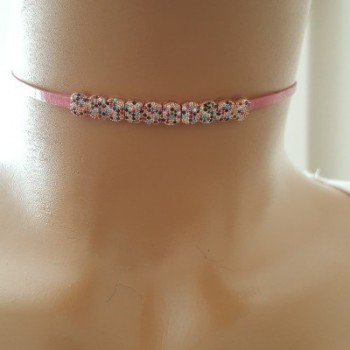 925 K Sterling Silver Choker Necklace