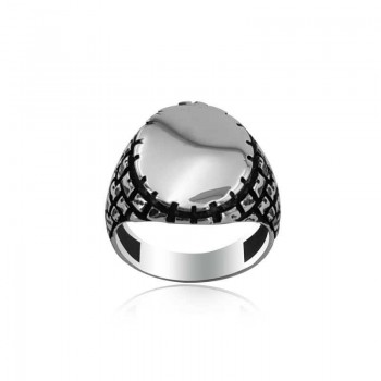 925K Sterling Silver Design Men Ring