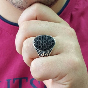 925K Sterling Silver Design Men Ring