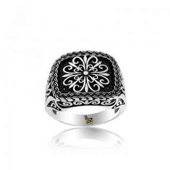 925K Sterling Silver Design Men Ring