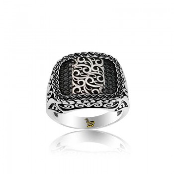 925K Sterling Silver Design Men Ring