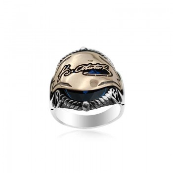 925K Sterling Silver K. Atatürk Men Ring