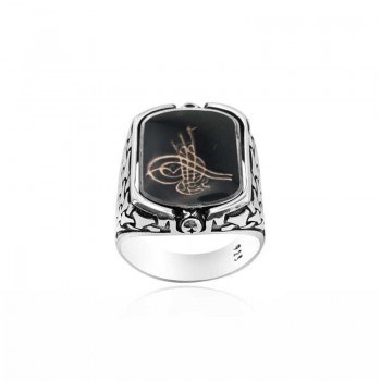 925K Sterling Silver Ottoman Men Ring